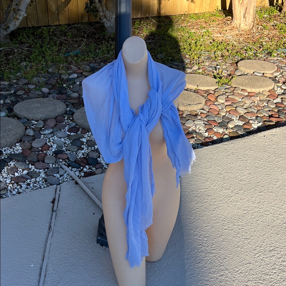 Elegant Blue Scarf